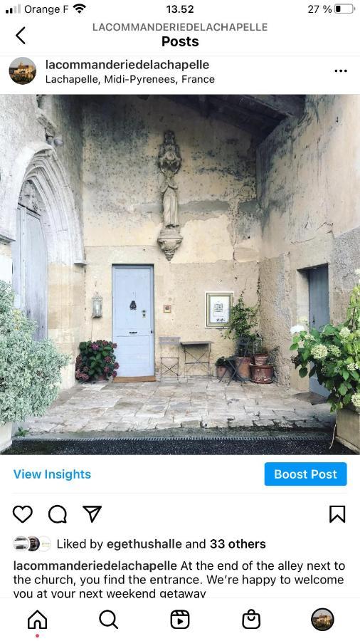 B&B La Commanderie De Lachapelle Lachapelle  ภายนอก รูปภาพ